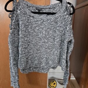Express Women's Grey Sweater